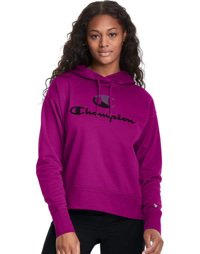 Champion Game Day Split Logo - Naisten Pinkki Huppari - Suomi 6270135-ZR